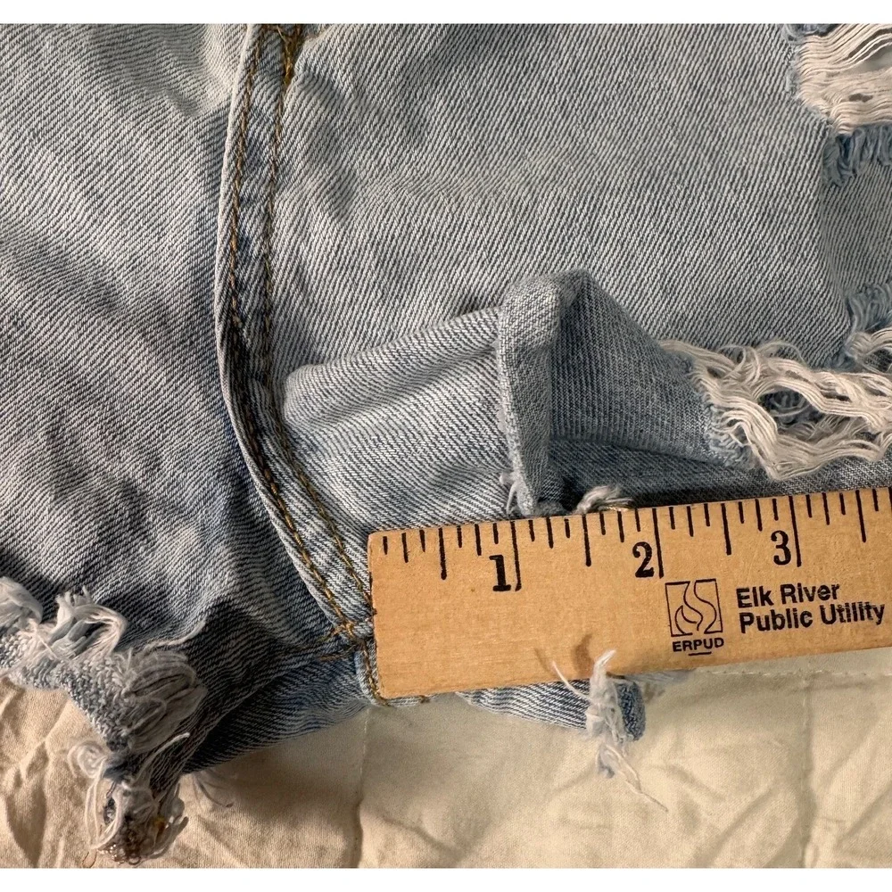 SHEIN distressed denim